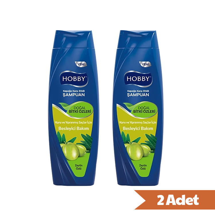 2 Adet - Hobby Şampuan 600 ML